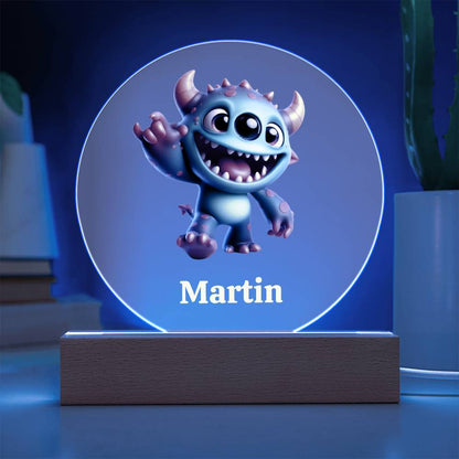 Lampara LED con nombre personalizable